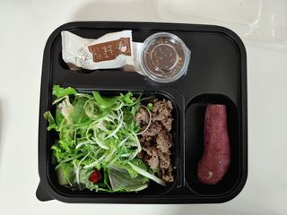 참살이도시락 작심삼일 샐러드도시락 3개 맛보기 새벽배송 또는 택배배송 — 5점을 준 리뷰어가 2021년 9월 올린 사용 사진