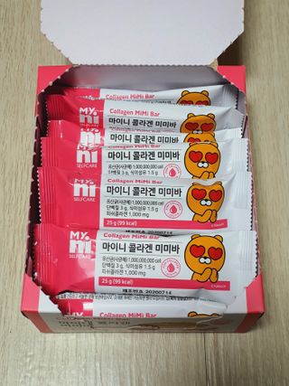 일동제약 마이니 마이니 늘씬날씬 콜라겐 세트 — 5점을 준 리뷰어가 2021년 3월 올린 사용 사진