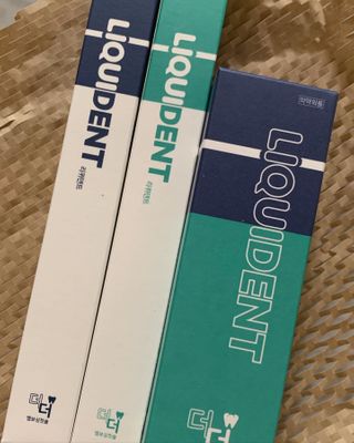 리퀴덴트 오랄케어 온가족용 리퀴덴트 더더 오랄케어 무불소 치약 + 임상시험완료 이중 미세 엠보싱 칫솔 올데이세트 — 5점을 준 리뷰어가 2021년 1월 올린 사용 사진