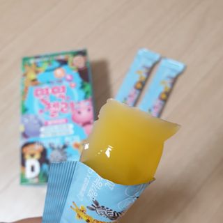 다나음 셀렌에 빠진 아연면역젤리 열대과일맛+사과맛 — 5점을 준 리뷰어가 2021년 4월 올린 사용 사진