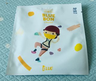 [블루 본 아이노우] 유아용 컬러마스크 40 PCS SET 2중 택 1 — 4점을 준 리뷰어가 2021년 4월 올린 사용 사진