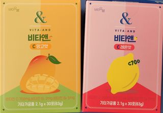 비타앤C 레몬맛, 망고맛 — 5점을 준 리뷰어가 2021년 5월 올린 사용 사진