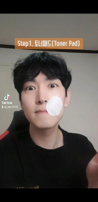 태그스킨 4스텝 주름개선 피부미백 영양 마스크팩 3개 세트(최신버전) — 5점을 준 리뷰어가 2022년 6월 올린 사용 사진