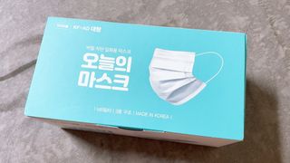 [심폐소생소] 오늘의마스크 KF-AD 비말차단 황사 여름용 마스크 — 4점을 준 리뷰어가 2021년 9월 올린 사용 사진