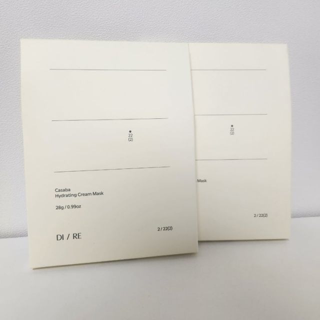[디르] 카사바 하이드레이팅 크림 마스크 2 SET(6장) 리뷰 사진