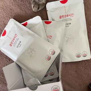 클린24시간 1BOX(5포) + 전용보틀(500ml) — 5점을 준 리뷰어가 2022년 10월 올린 사용 사진