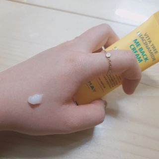 트리마이 비타트리 나이아신아마이드 미백 크림 — 5점을 준 리뷰어가 2021년 4월 올린 사용 사진