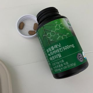 슬림플래닛 녹차카테킨 500mg 애프터밀 — 5점을 준 리뷰어가 2021년 9월 올린 사용 사진