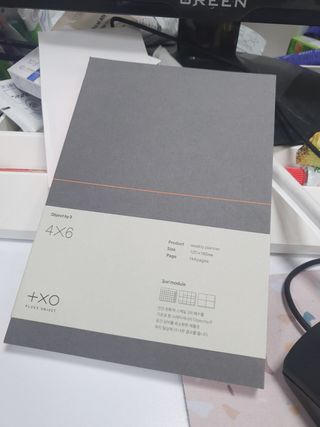 플러스엑스 오브젝트 Object by 3 크리에이티브 세트 - 아이디어노트, 위클리플래너, 스티키메모패드 — 4점을 준 리뷰어가 2022년 3월 올린 사용 사진