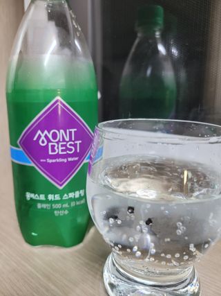 몽베스트 Montbest with Sparkling water Plain 20병 — 5점을 준 리뷰어가 2022년 5월 올린 사용 사진