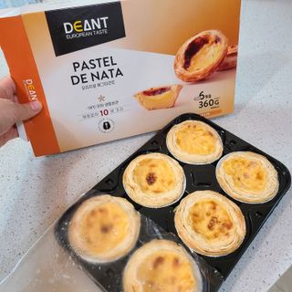 디앙뜨 포르투갈 에그타르트 오리지널 맛+패션후르츠 맛 중 택1 — 4점을 준 리뷰어가 2021년 7월 올린 사용 사진