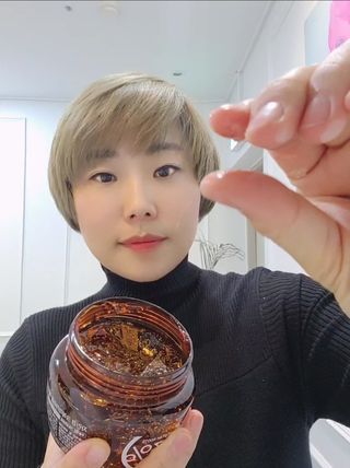 자민경 크레마카라콜 에브리데이 수딩 크림 300ml — 5점을 준 리뷰어가 2021년 1월 올린 사용 사진