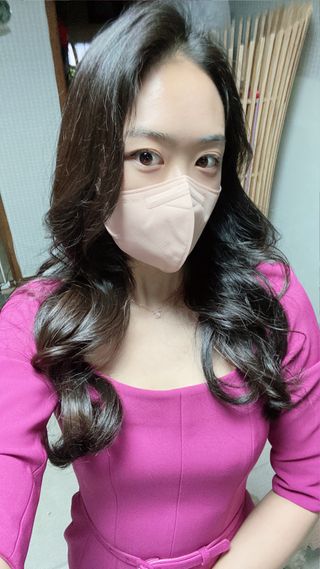애니가드 셋업메베마스크 (대형 4컬러 + 중형 4컬러) — 5점을 준 리뷰어가 2022년 4월 올린 사용 사진