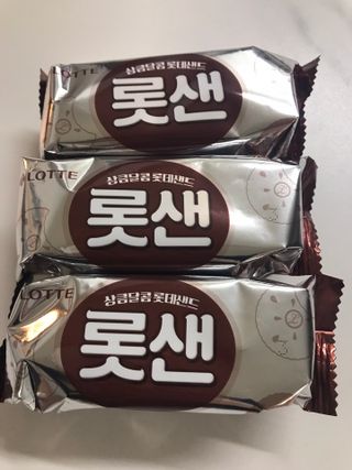 롯데제과 롯샌 카페크런치 — 5점을 준 리뷰어가 2021년 10월 올린 사용 사진