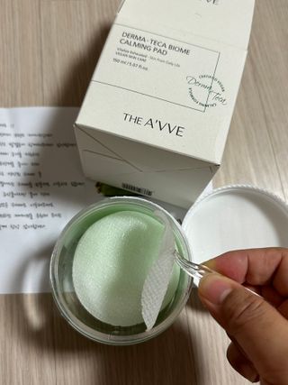 디에이브 더마-테카 바이옴 카밍패드 60매 — 4.5점을 준 리뷰어가 2022년 10월 올린 사용 사진