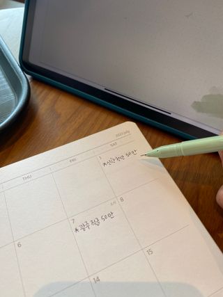 리훈 다이어리 2023년 이야기 펜 스티커 세트 그란데 6개월 하반기 — 4.5점을 준 리뷰어가 2023년 6월 올린 사용 사진