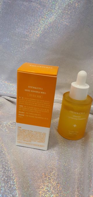 체르엠 스템앤셀 비타민 브라이트닝 에센스 30ml 1개 — 5점을 준 리뷰어가 2021년 8월 올린 사용 사진