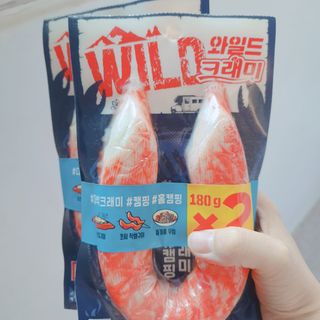 한성기업 와일드 크래미 — 5점을 준 리뷰어가 2021년 10월 올린 사용 사진