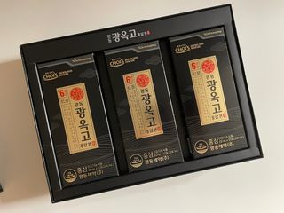 [광동제약] 광동 광옥고 홍삼 본 30포+쇼핑백 증정 — 5점을 준 리뷰어가 2021년 12월 올린 사용 사진