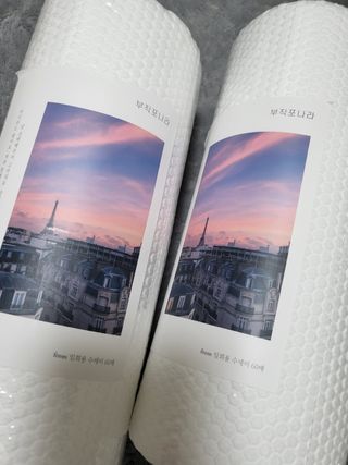 부직포나라 중금속유해물질ZERO 뜯어쓰는 주방 일회용수세미 60매 2매 — 5점을 준 리뷰어가 2022년 11월 올린 사용 사진