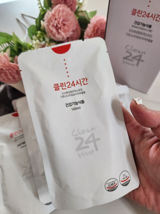 클린24시간 1BOX(5포) + 전용보틀(500ml) — 5점을 준 리뷰어가 2023년 2월 올린 사용 사진