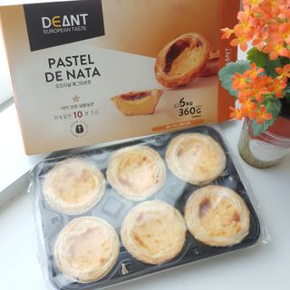 디앙뜨 포르투갈 에그타르트 오리지널 맛+패션후르츠+초콜릿타르트 맛 중 택1 — 3점을 준 리뷰어가 2021년 8월 올린 사용 사진