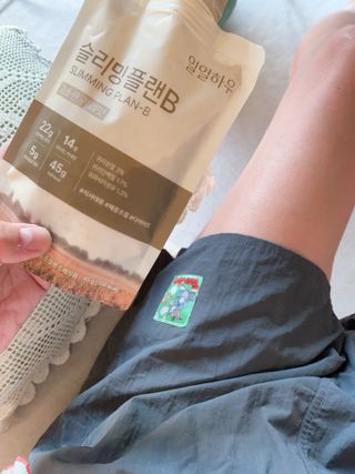일일하우 슬리밍 플랜B 고소한 귀리맛, 진한 카카오맛 (체중조절식) — 5점을 준 리뷰어가 2023년 8월 올린 사용 사진