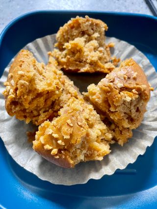 롯데제과 Vbread 포카치아식빵1개 + 미니식빵 1개 + 머핀 2개 세트 — 5점을 준 리뷰어가 2021년 9월 올린 사용 사진