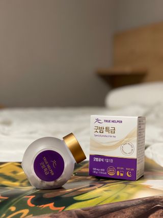 트루헬퍼 굿밤 특급 건강 보조제 수면 1박스 2개월분 — 5점을 준 리뷰어가 2023년 4월 올린 사용 사진