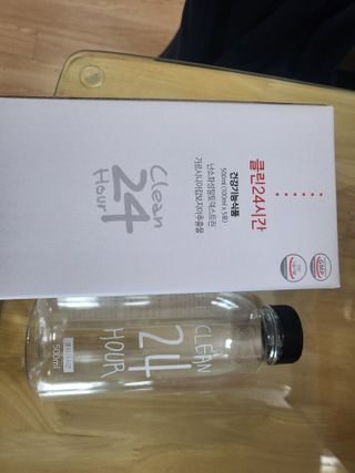 클린24시간 1BOX(5포) + 전용보틀(500ml) — 5점을 준 리뷰어가 2023년 2월 올린 사용 사진