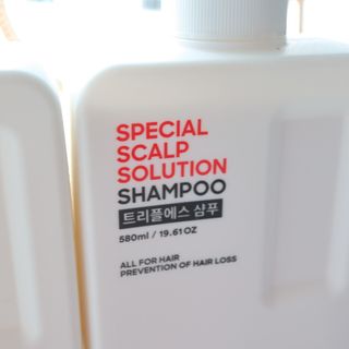 트리플에스 탈모 샴푸 580ml + 실크 트리트먼트 580ml — 5점을 준 리뷰어가 2021년 5월 올린 사용 사진