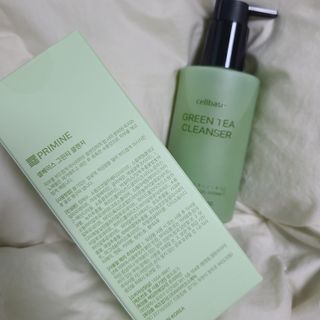 프리마인 메이크업과 들뜨는 각질까지 한방에 깐달걀로! 순하기까지한 셀베이스 그린티클렌저(200ml) — 5점을 준 리뷰어가 2023년 5월 올린 사용 사진