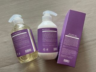 빅그린 베이비라인 3종세트 - 샴푸앤바디워시500ml,올인원로션500ml,바디크림170ml — 5점을 준 리뷰어가 2022년 11월 올린 사용 사진