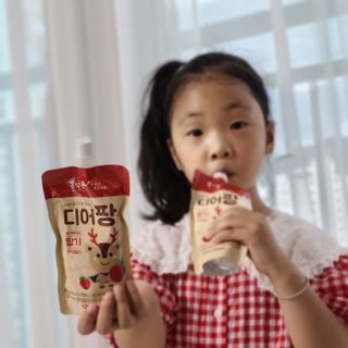 [몸엔용] 우리 아이 건강간식, 달콤한 녹용곤약젤리 디어팡 4종 — 5점을 준 리뷰어가 2021년 8월 올린 사용 사진
