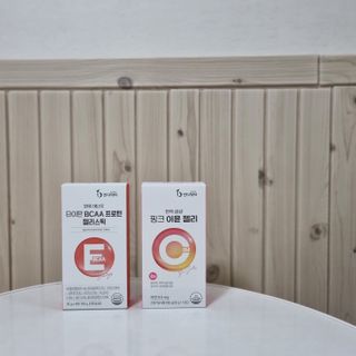 인디닥터 면역 생생 핑크 이뮨 젤리 + 타이탄 BCAA 프로틴 젤리스틱 — 5점을 준 리뷰어가 2022년 4월 올린 사용 사진