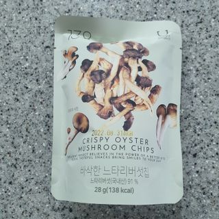 딜라이트 프로젝트 바삭한 원물칩 3종 고구마칩, 자색고구마칩, 느타리버섯칩 [총 6봉지] — 5점을 준 리뷰어가 2022년 2월 올린 사용 사진
