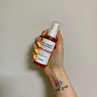 썸헤어 / SUMHAIR 썸헤어 실키 테라피 헤어 에센스 — 4점을 준 리뷰어가 2021년 4월 올린 사용 사진