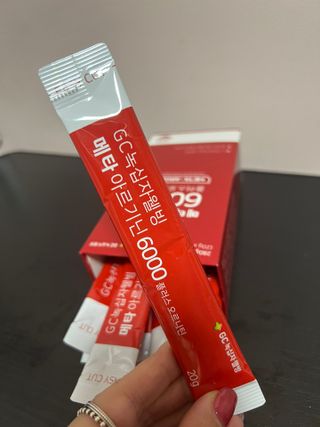 메타아르기닌 GC녹십자웰빙 메타 아르기닌 6000 플러스 오르니틴 — 5점을 준 리뷰어가 2022년 10월 올린 사용 사진