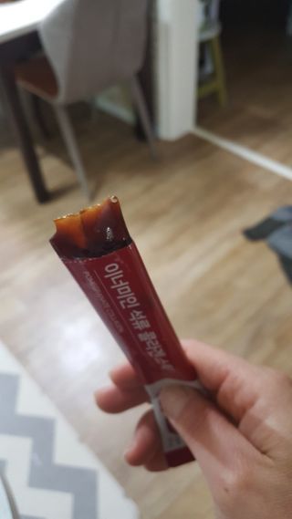 이너미인 석류 콜라겐 스틱 — 5점을 준 리뷰어가 2021년 1월 올린 사용 사진