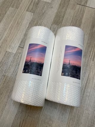 부직포나라 중금속유해물질ZERO 뜯어쓰는 주방 일회용수세미 60매 2매 — 2.5점을 준 리뷰어가 2022년 12월 올린 사용 사진