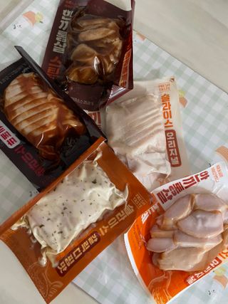 한끼통살 슬라이스 닭가슴살 — 5점을 준 리뷰어가 2023년 2월 올린 사용 사진