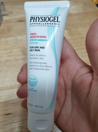 피지오겔 레드수딩 시카밸런스 크림 50ml — 5점을 준 리뷰어가 2022년 4월 올린 사용 사진