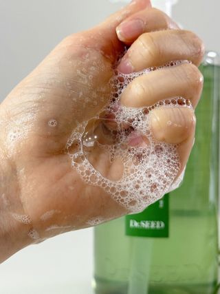 닥터시드 티트리 앤 라임 비건 지성케어 쿨 탈모 샴푸 (1000ml) — 5점을 준 리뷰어가 2023년 12월 올린 사용 사진
