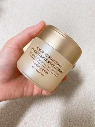 Dr.느루벗 느루벗 링클 솔루션 콘센트레이트 스네일 탄력 달팽이 크림 80g — 4.5점을 준 리뷰어가 2021년 3월 올린 사용 사진