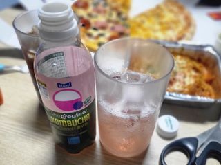 더그레잇티 콤부차 [매일유업] 더그레잇티 44kcal 콤부차 300ml *12개입 (오리지널 6개+베리리치 6개) — 5점을 준 리뷰어가 2023년 8월 올린 사용 사진