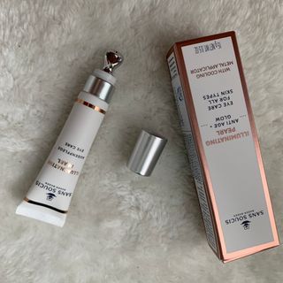 산수시 일루미네이팅 펄 영양 다크서클 스틱 아이 크림 케어 15ml — 5점을 준 리뷰어가 2021년 6월 올린 사용 사진