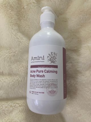 아미니 아크네 퓨어카밍 바디워시 500ml — 5점을 준 리뷰어가 2021년 6월 올린 사용 사진