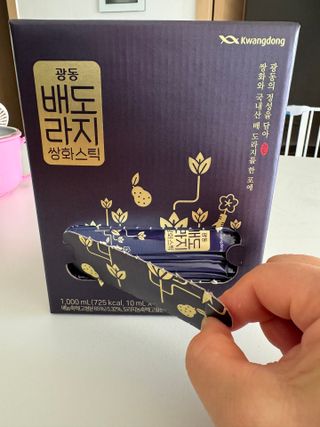 광동생활건강 나우 [광동] 배도라지 쌍화스틱 10mL x 100포 — 3.5점을 준 리뷰어가 2023년 11월 올린 사용 사진
