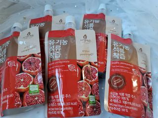 자연에온 유기농 석류 착즙 100mL 10개입 2BOX — 5점을 준 리뷰어가 2020년 12월 올린 사용 사진