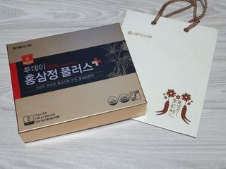 서울약사신협_투데이홍삼정플러스스틱_10g x 30포 — 5점을 준 리뷰어가 2021년 6월 올린 사용 사진